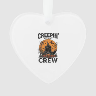 Halloween Spukhaus Schleich Mit Meiner Crew Shirt Ornament