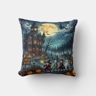 Halloween Spukhaus Süßigkeiten oder Saures Kissen
