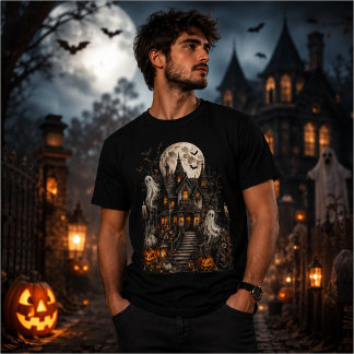 Halloween Spukhaus T-Shirt