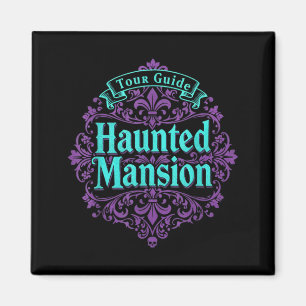 Halloween Spukhaus-Tourguide Karneval Magnet