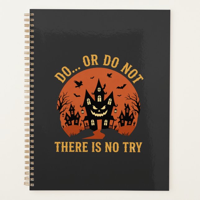 Halloween Spukhaus Tu es oder tu es nicht Planer (Vorderseite)