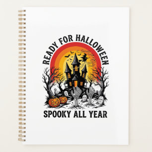 Halloween Spukhaus Vintage Gruselig Fertig T-Shirt Planer