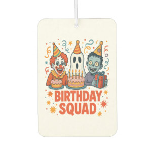 Halloween Squad Creepy Clown Ghost Zombie Autolufterfrischer