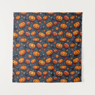 Halloween-Square-Tapestry Wandteppich