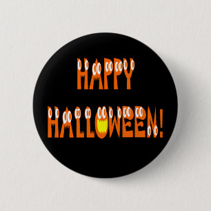 Halloween Squash Text Button