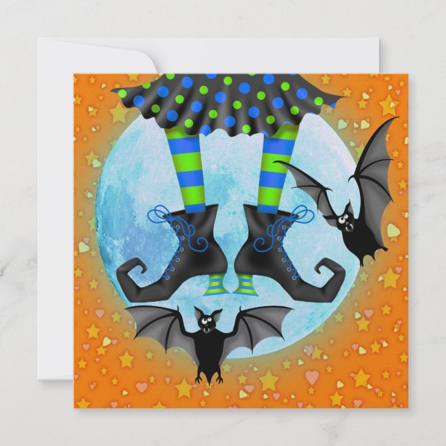 Halloween - SRF Einladung (Vorderseite)