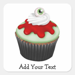 Halloween - SRF Quadratischer Aufkleber