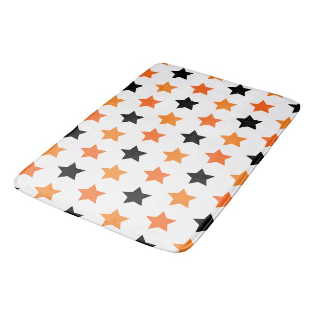 Halloween Stars Bath Mat Badematte (Schrägansicht)