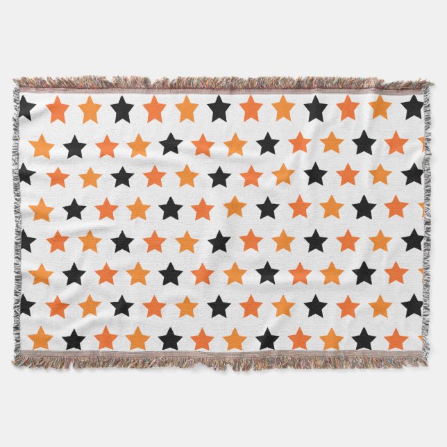 Halloween Stars Throw Blanket Decke (Vorderseite)