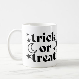 Halloween-Stars und Halbmond Kaffeetasse