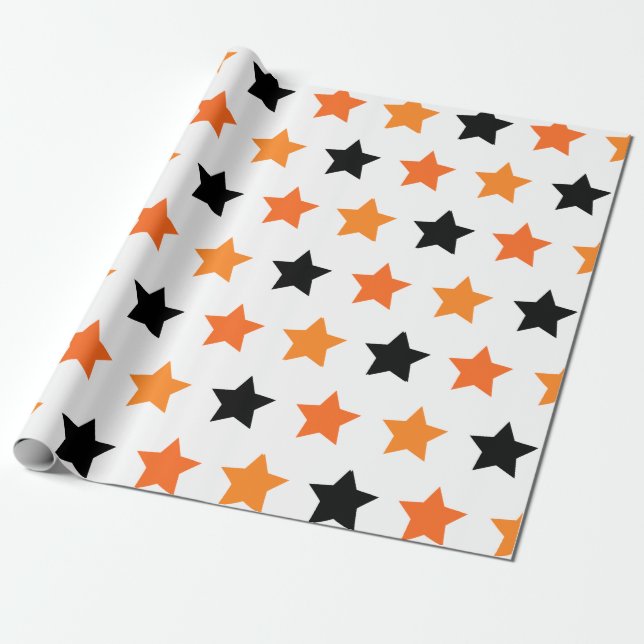 Halloween Stars Wrapping Paper Geschenkpapier (Ungerollt)