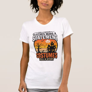 Halloween Statement Kostüme Vintage T-Shirt Design