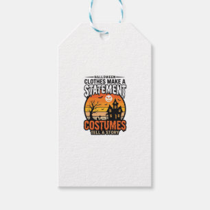 Halloween Statement-Kostüme Vintage T-Shirt Design Geschenkanhänger