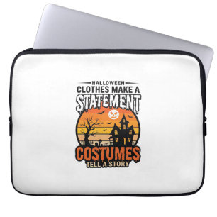 Halloween Statement-Kostüme Vintage T-Shirt Design Laptopschutzhülle