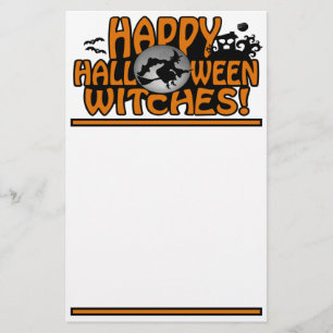 Halloween stationär, anpassbar briefpapier