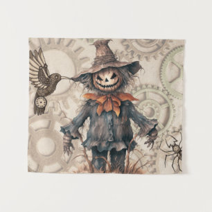 Halloween Steampunk Art Tapestry Wandteppich