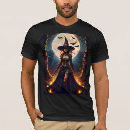 Halloween Steampunk Forest Hexe T-Shirt