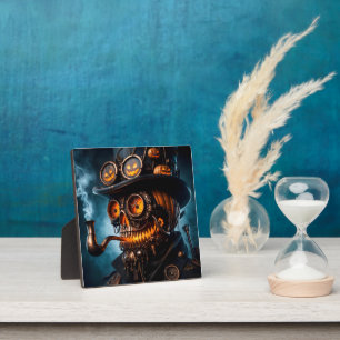 Halloween Steampunk Gothic Jack-O-Lantern Fotoplatte