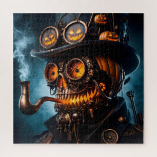 Halloween Steampunk Gothic Jack-O-Lantern Puzzle