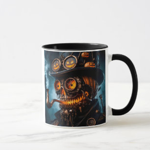 Halloween Steampunk Gothic Kürbis Tasse