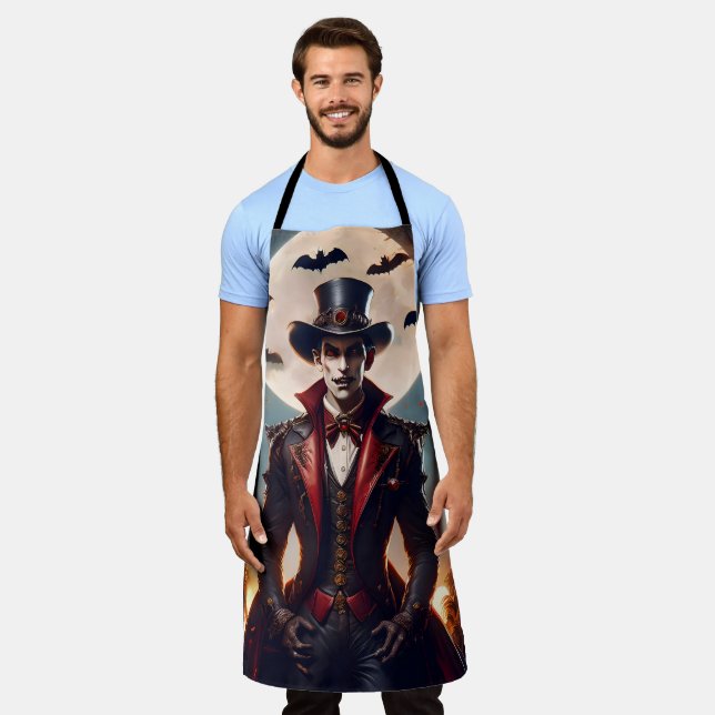 Halloween Steampunk Gothic Zombie Vampir Schürze (Getragen)