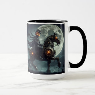 Halloween Steampunk Kopfloser Reiter Tasse
