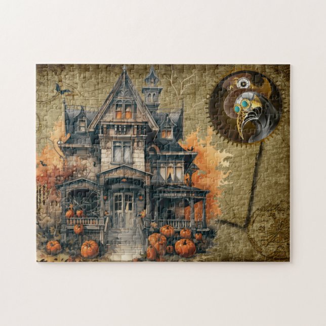 Halloween Steampunk Puzzle (Horizontal)