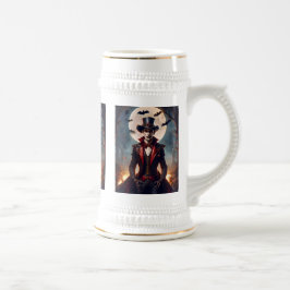 Halloween Steampunk Vampire Zombie Bierglas