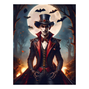 Halloween Steampunk Vampire Zombie Fotodruck
