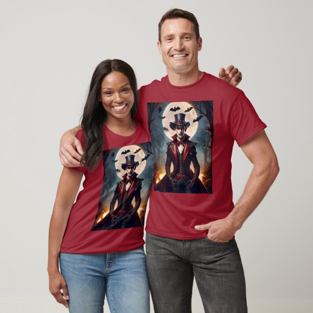Halloween Steampunk Vampire Zombie T-Shirt (Unisex)