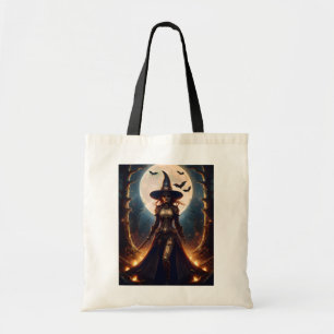 Halloween Steampunk Wald Hexe Tragetasche