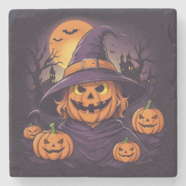Halloween- Steinuntersetzer