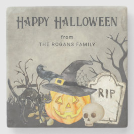 Halloween Steinuntersetzer