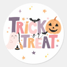 Halloween-Sticker für Leckereien