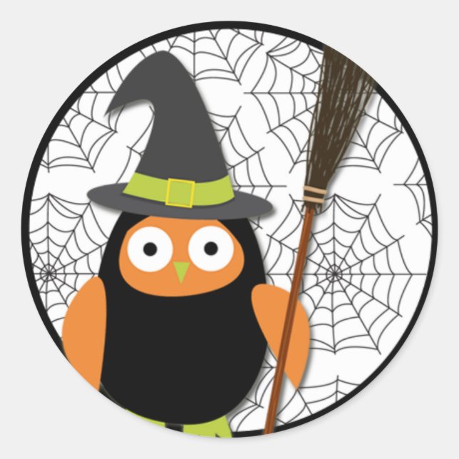 Halloween Sticker - Owl (Vorderseite)