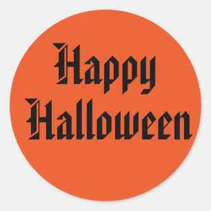 Halloween-Sticker Runder Aufkleber