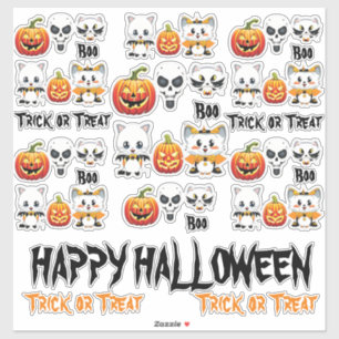 Halloween Stickers Aufkleber