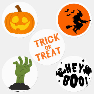 Halloween Stickers Etiketten