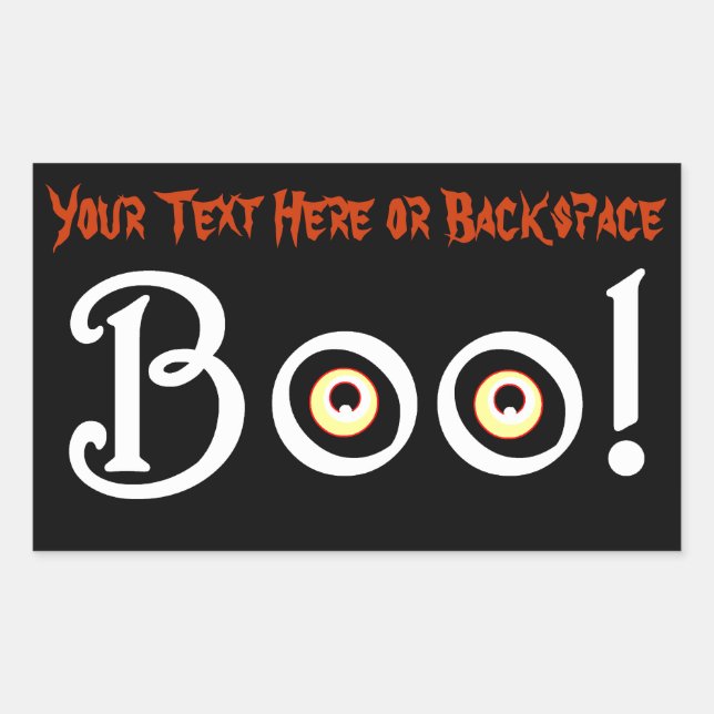 Halloween Stickers Personalisiert Halloween Sticke (Vorderseite)