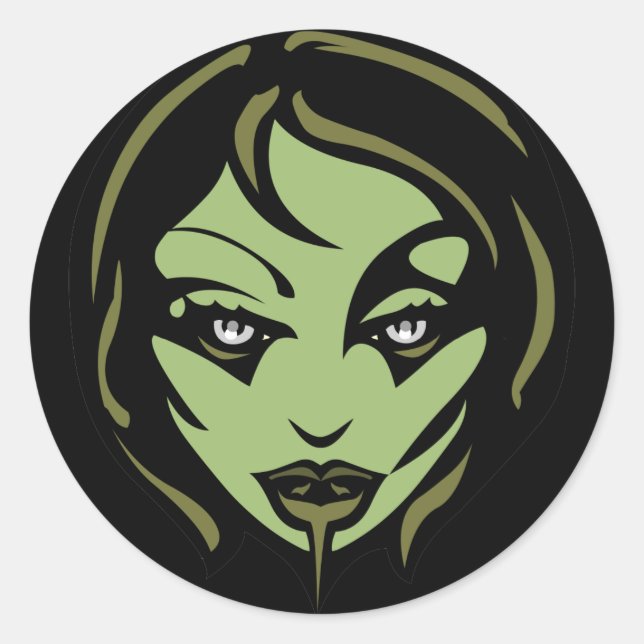 Halloween Stickers Personalisiert Zombie Stickers (Vorderseite)