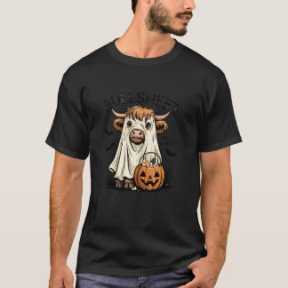 Halloween-Stier-Blatt-Geister-Kostüm-Spaß T-Shirt