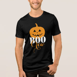 Halloween Stimmung BOO CREW Tri-Blend Shirt