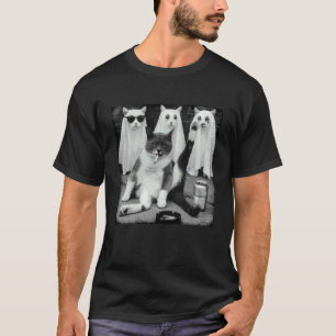 Halloween Stimmung Grusel Saison Boo Katze Meme Ka T-Shirt