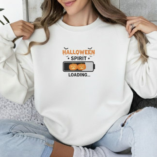 Halloween-Stimmung lädt Typografie-Design Sweatshirt