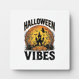 Halloween-Stimmung Vintage Verfluchter Mond-Shirt- Fotoplatte