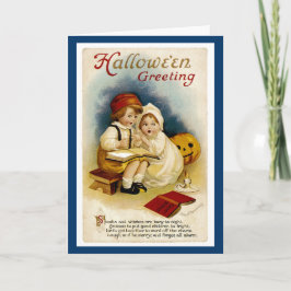 Halloween Storyerzählen Karte
