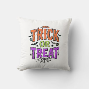 Halloween Streich Behandeln Lustiges Spinnennetz R Kissen