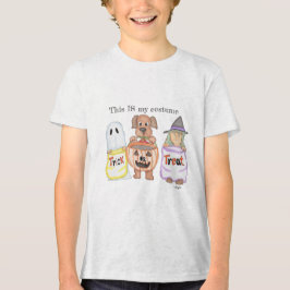Halloween-Streich-oder-Belohnungs-Kostüm Tri-Blend Shirt
