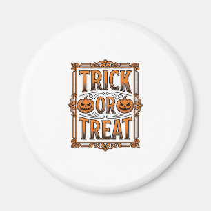 Halloween-Streich Süßigkeit Kürbis Schädel Vintage Magnet