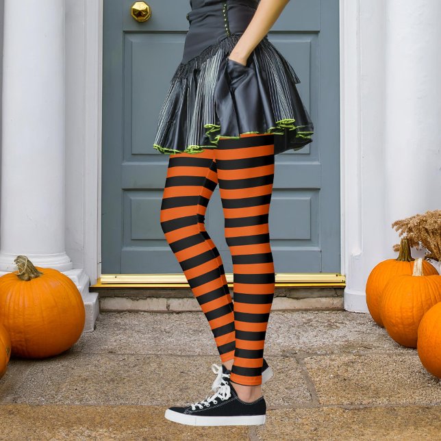 Halloween Stripe Hexe Leggings (Von Creator hochgeladen)